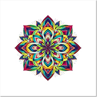 Mandala Multicolor 2 Posters and Art